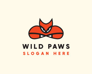 Wild Fox Animal logo design