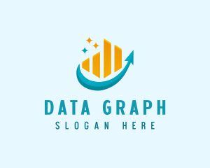 Star Bar Graph logo design