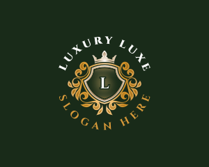 Luxury Crown Crest logo design