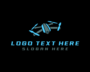 Technology - Drone Aerial Technology logo design