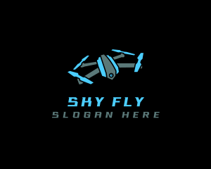 Drone Aerial Technology logo design