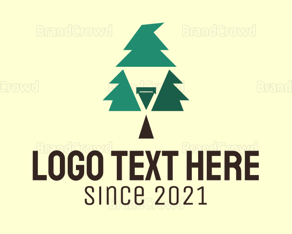 Pine Tree Wizard Logo