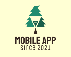 Man - Pine Tree Wizard logo design