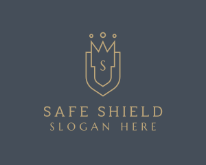 Shield Crown Business logo design