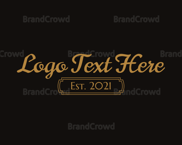 Luxury Traditional Shoemaker Logo