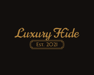 Leather - Luxury Traditional Shoemaker logo design