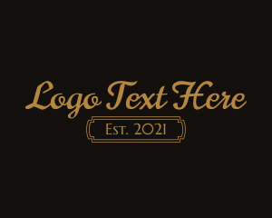 Traditional - Luxury Traditional Shoemaker Wordmark logo design