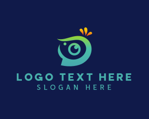 Instagram - Tropical Eye Camera logo design