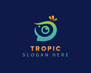 Tropical Eye Camera logo design