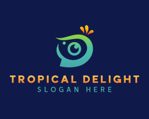 Tropical Eye Camera logo design