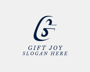 Serif Slant Company logo design