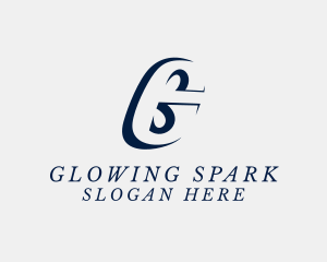 Serif Slant Company logo design