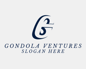 Serif Slant Company logo design