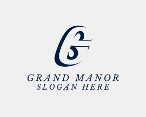 Serif Slant Company logo design