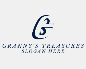 Serif Slant Company logo design