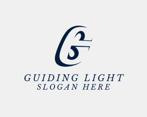 Serif Slant Company logo design