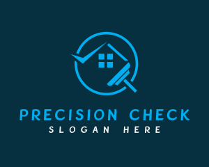 House Check Window Cleaner logo design