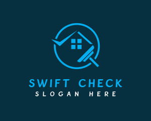 Check - House Check Window Cleaner logo design