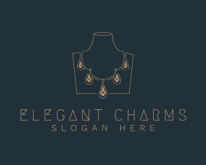 Necklace - Elegant Jewelry Necklace logo design