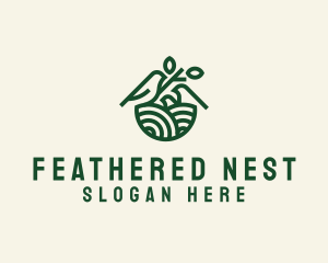 Bird Family Nest logo design