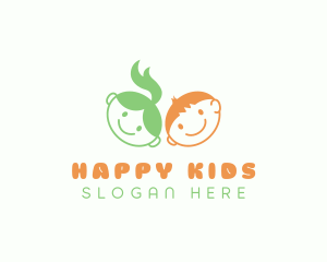 Kids Preschool Daycare logo design