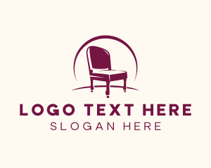 Carpentry - Seat Chair Furniture logo design