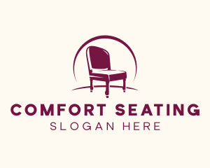 Seat Chair Furniture logo design