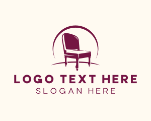 Upholstery - Seat Chair Furniture logo design
