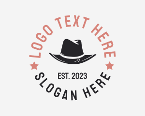 Abraham Lincoln - Hipster Fedora Hat logo design