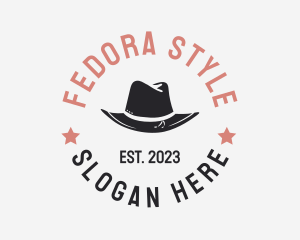 Fedora - Hipster Fedora Hat logo design