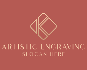 Elegant Company Letter K logo design