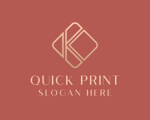 Elegant Company Letter K logo design