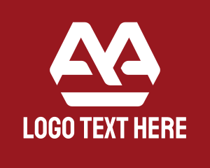 A - Letter MAA Construction logo design