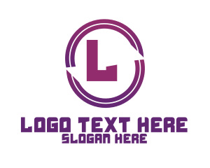 Futuristic - Futuristic Oval Lettermark logo design