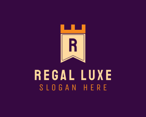 Royal Regal Banner Monarch logo design