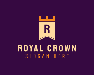 Royal Regal Banner Monarch logo design