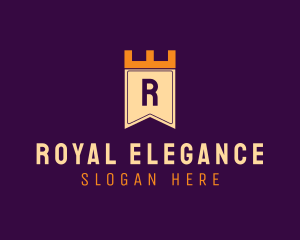 Royal Regal Banner Monarch logo design