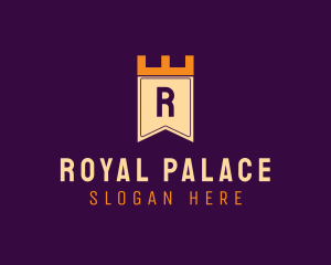 Kingdom - Royal Regal Banner Monarch logo design