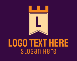 Letter - Royal Regal Banner Letter logo design