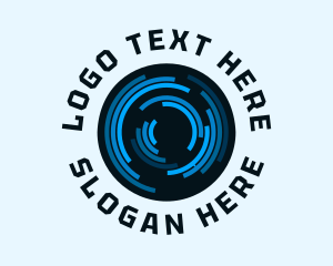 Cyber - Networking Software Technology logo design
