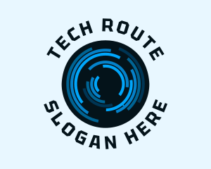 Router - Networking Software Technology logo design