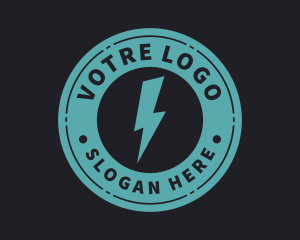 Electric Lightning Volt Logo
