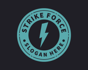 Strike - Electric Lightning Volt logo design