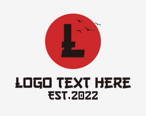 Culture - Japanese Culture Letter logo design