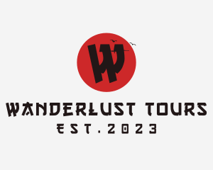 Japan Vacation Tour logo design