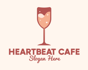 Heart - Sparkling Heart Wine logo design