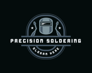 Soldering - Welding Mask Repair Fabrication logo design