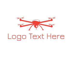 Cloud Server - Drone Camera Technology logo design
