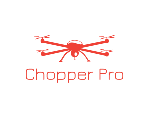 Chopper - Drone Camera Technology logo design