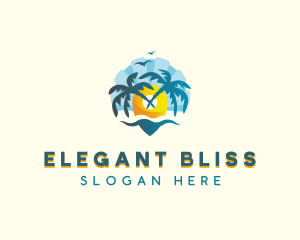 Island Beach Travel Logo